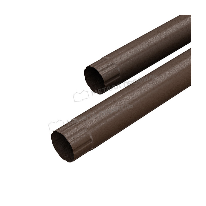 Труба соединительная МЕТАЛЛ ПРОФИЛЬ Foramina PUR D100х1000 Ral 6005