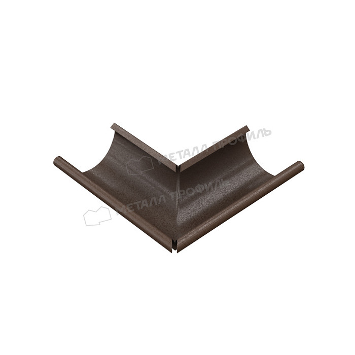 Угол желоба наружный МЕТАЛЛ ПРОФИЛЬ Foramina PUR D150 Ral 3005